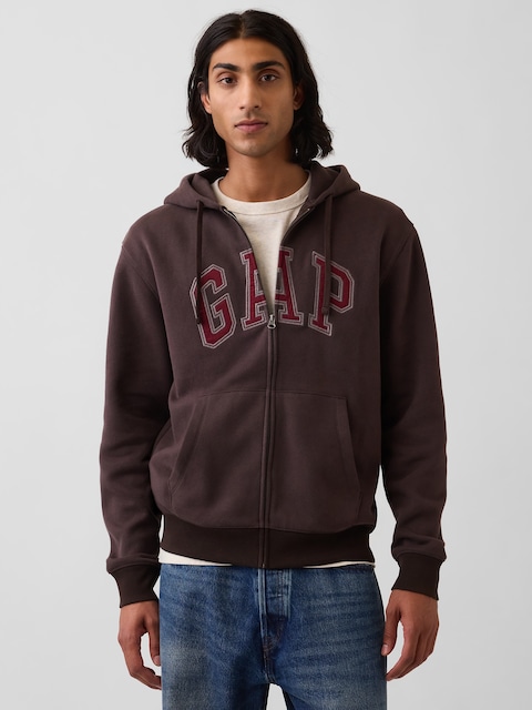 Adult VintageSoft Arch Logo Zip Hoodie