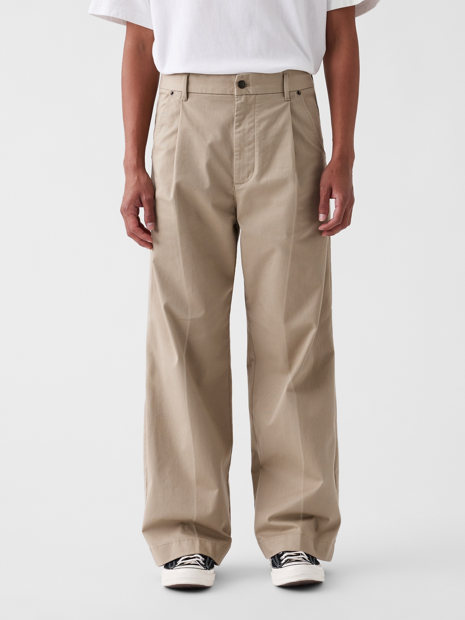 Мужские брюки Gap × Malbon Pleated Baggy Khakis — фото 2