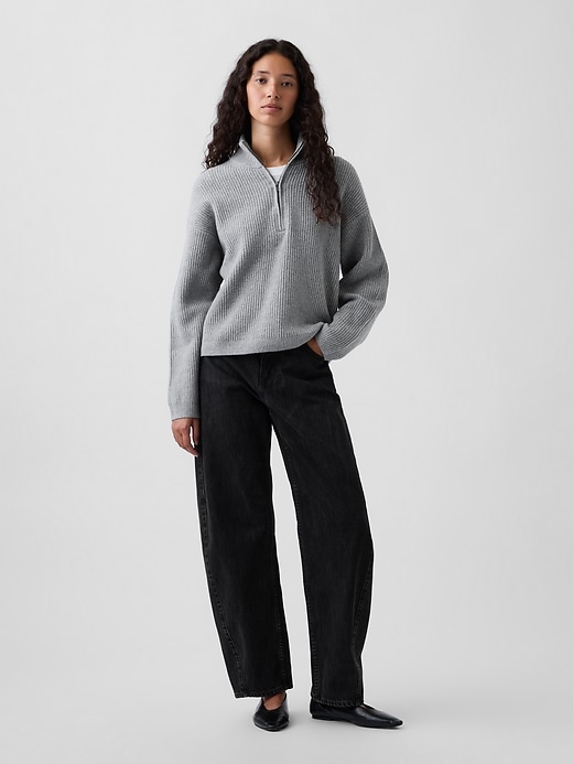 CashSoft Oversized Half-Zip Pullover | Gap