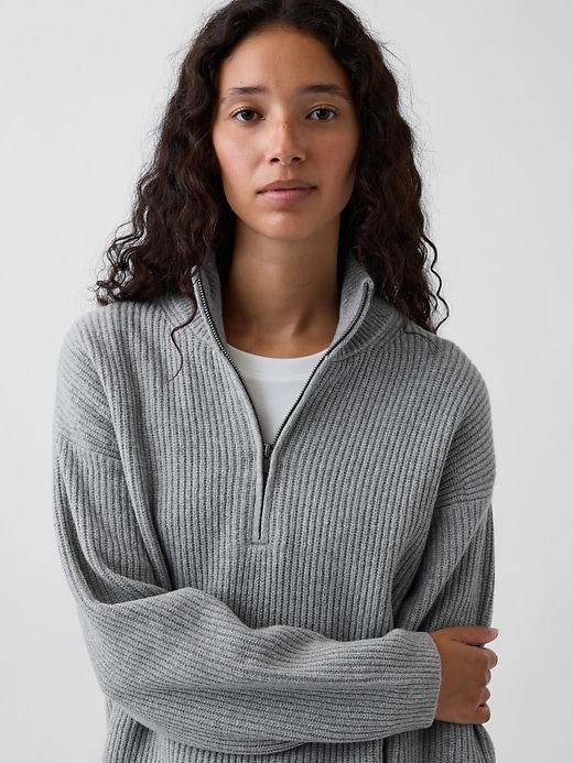 CashSoft Oversized Half-Zip Pullover | Gap