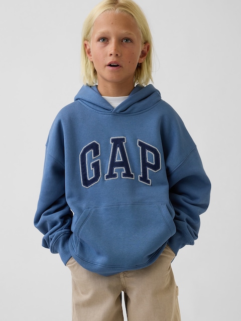 Kids VintageSoft Oversized Logo Hoodie