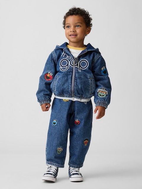 Baby & Toddler Sesame Street Pull-On Barrel Jeans
