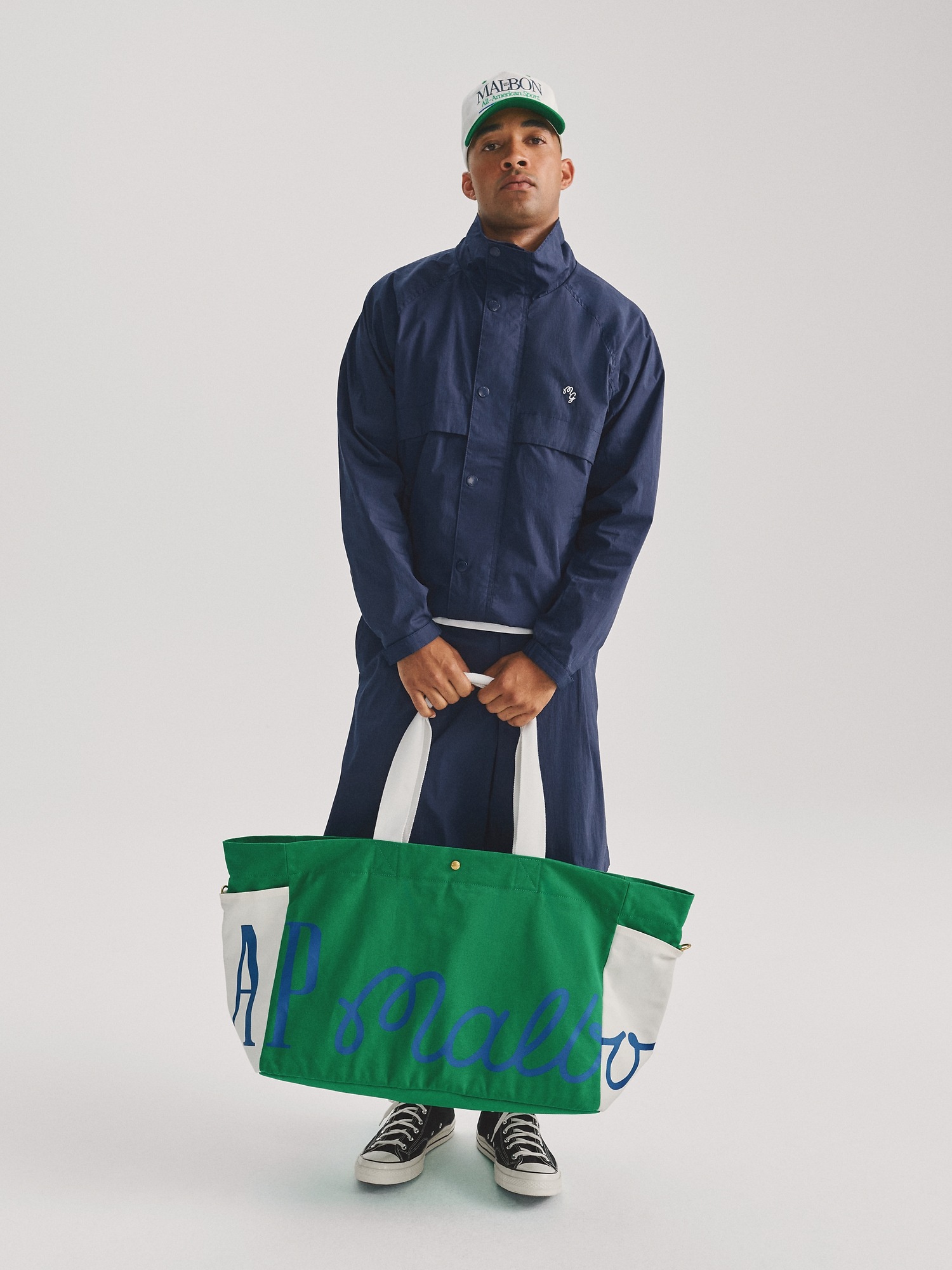 Мужские сумки Gap × Malbon Logo Canvas Cooler — фото 5