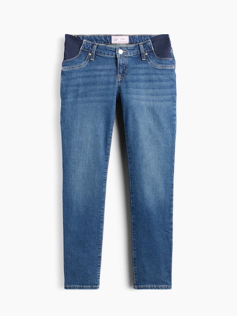 Maternity Inset Panel Vintage Slim Jeans