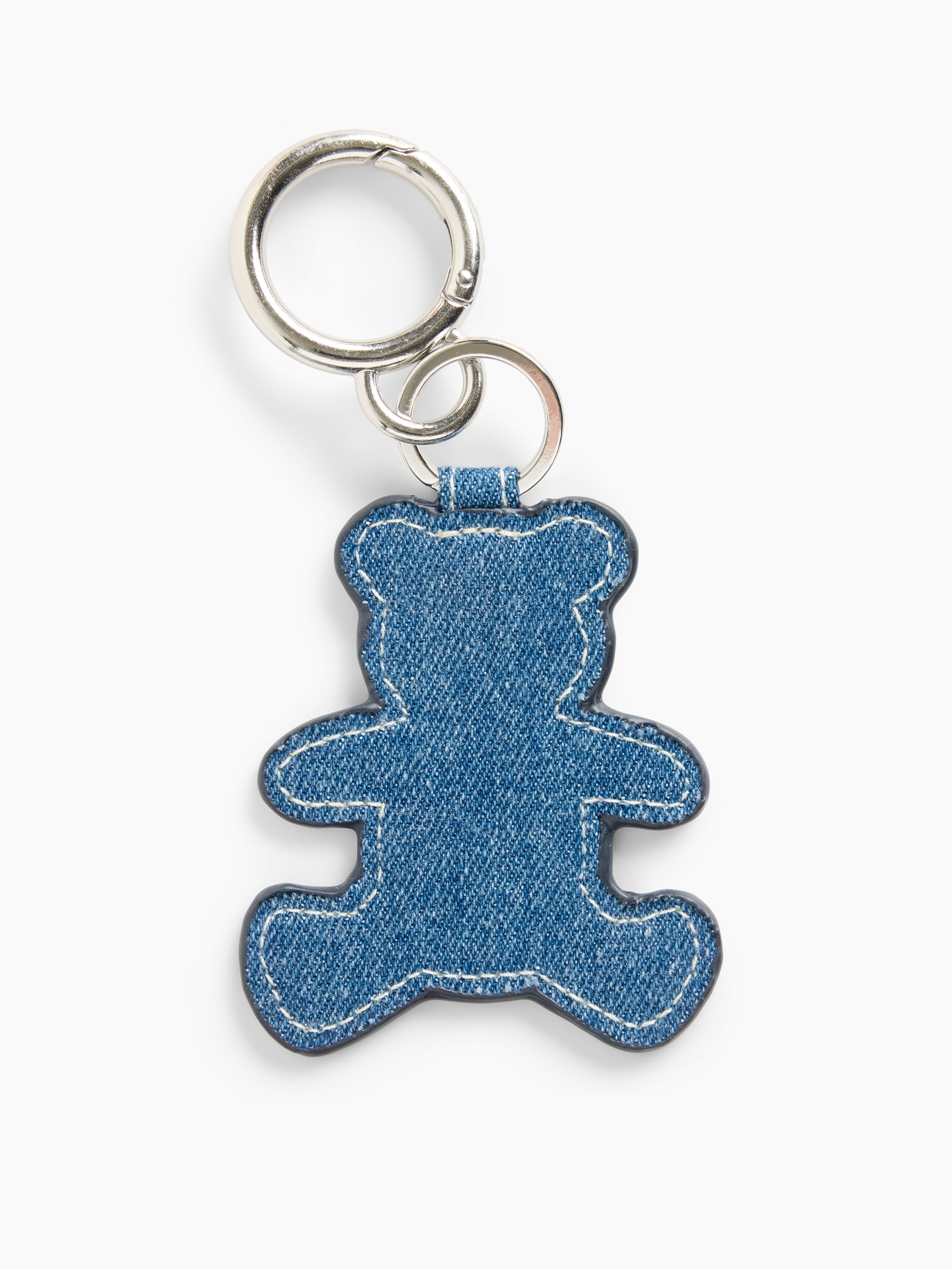 Женский брелок Gap Brannan Bear Denim Bag Charm, цвет: Джинсовый — фото 2