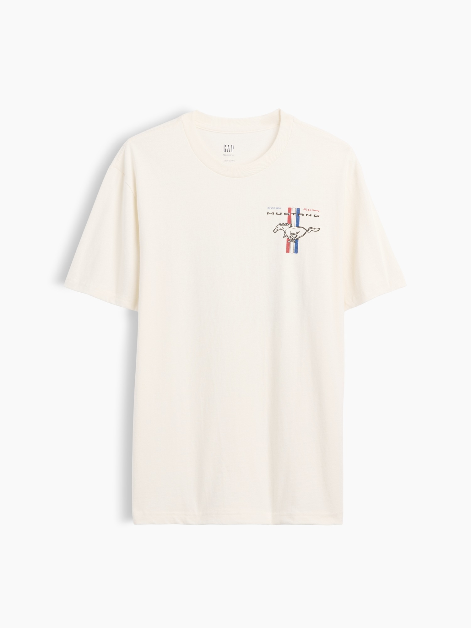 Мужские футболки Gap Ford Mustang Relaxed Graphic T-Shirt — фото 5