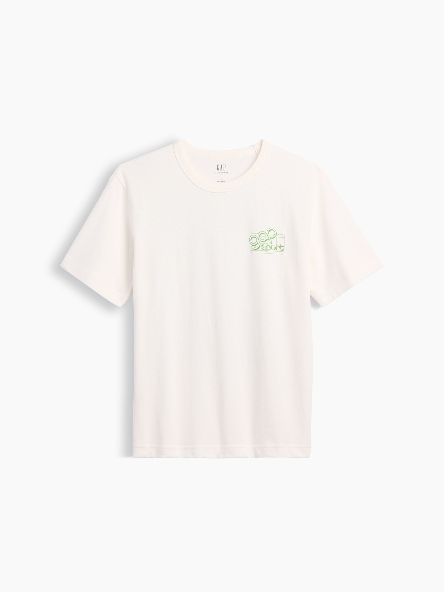 Мужские футболки Gap Heavyweight Relaxed Sport Logo T-Shirt — фото 5