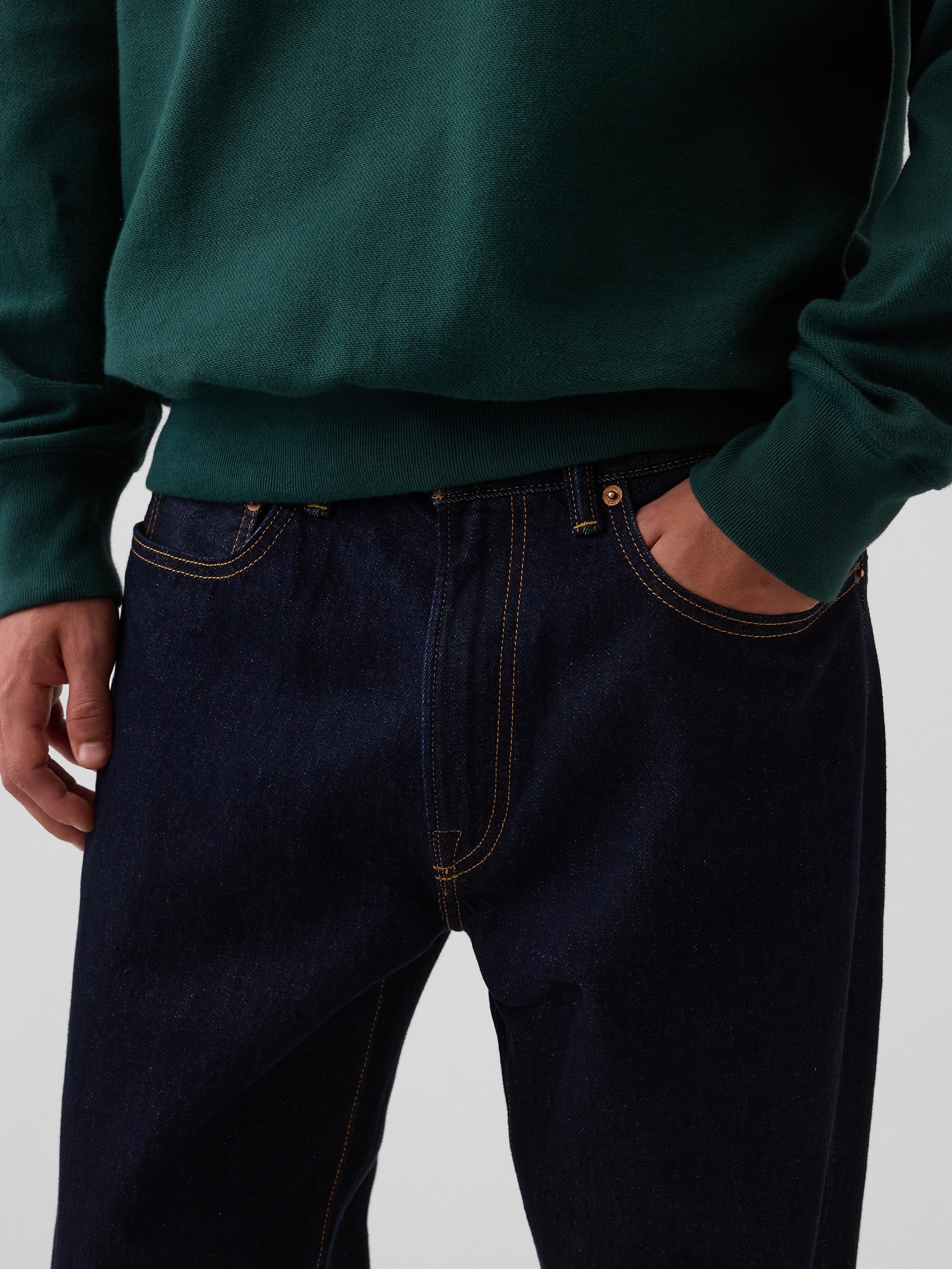 Мужские джинсы Gap Relaxed Taper Jeans — фото 5