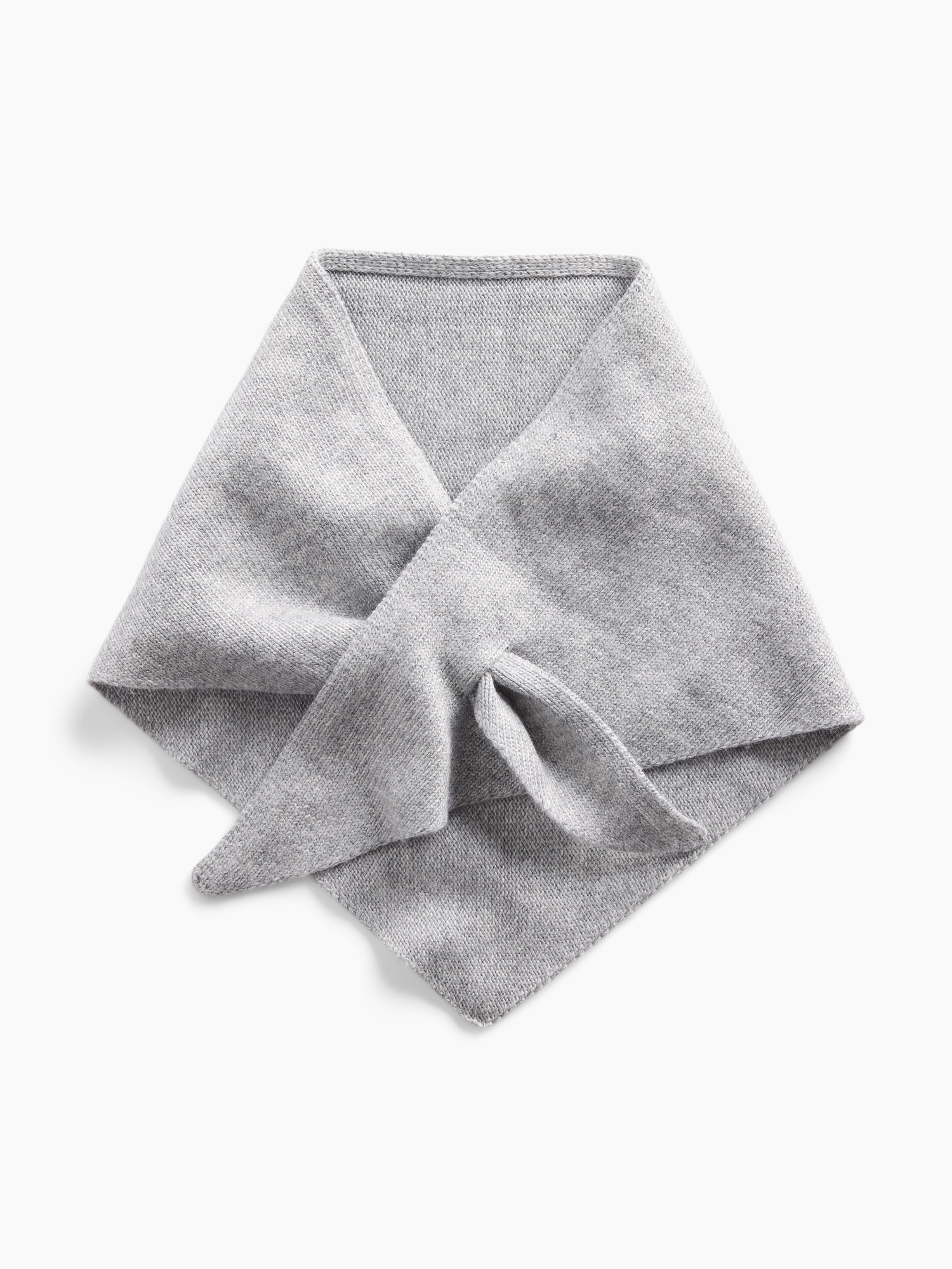 Knit Triangle Scarf
