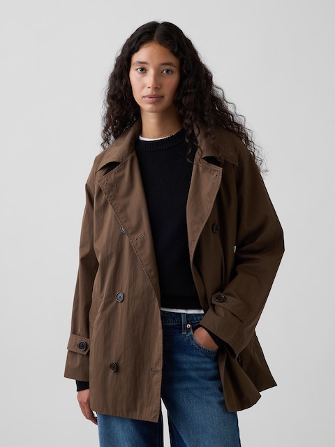 Belted Midi Trench Coat