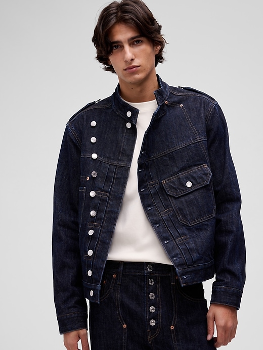 Gap Studio Asymmetric Denim Jacket
