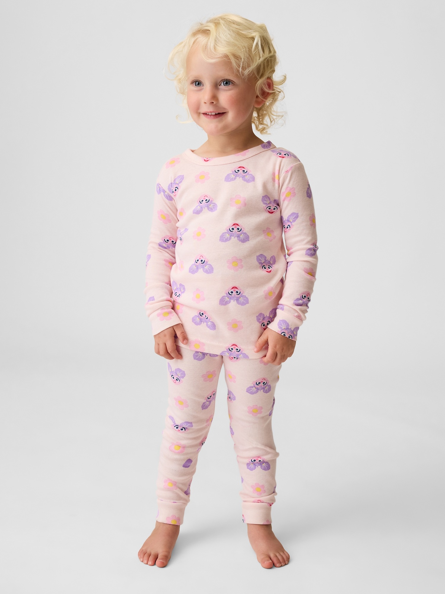Детская пижама Gap Sesame Street из органического хлопка, цвет: Abby Cadabby