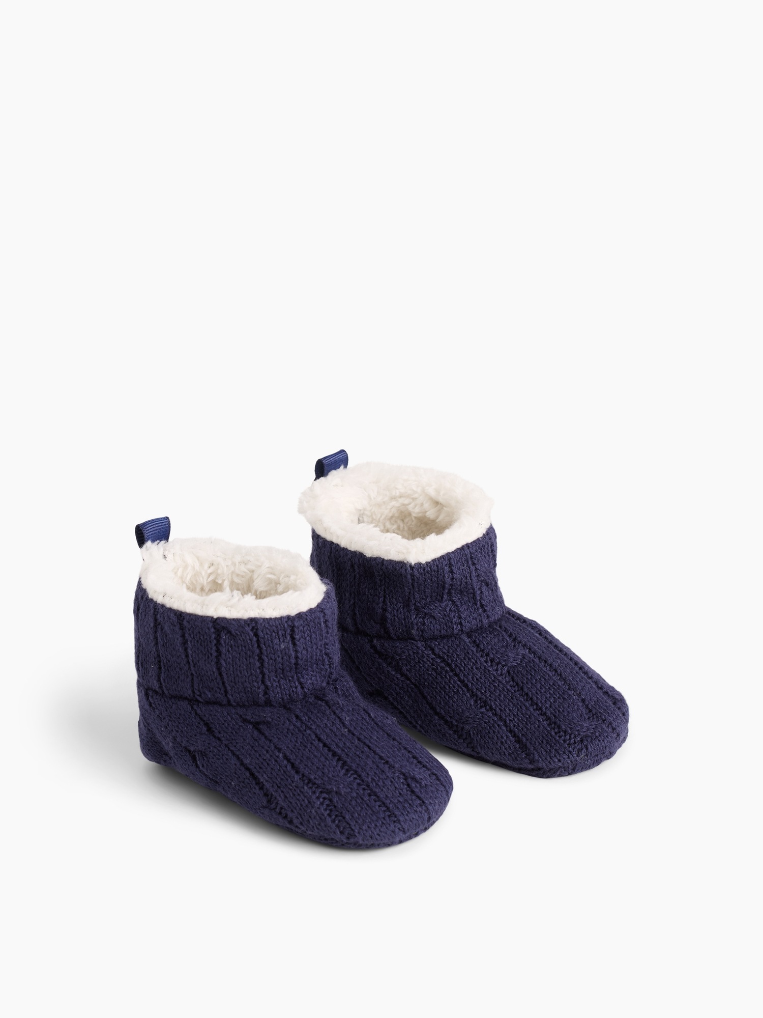 Свитер Gap Sherpa-Lined Sweater Booties для малышей, цвет: Тёмный Ночной — фото 2