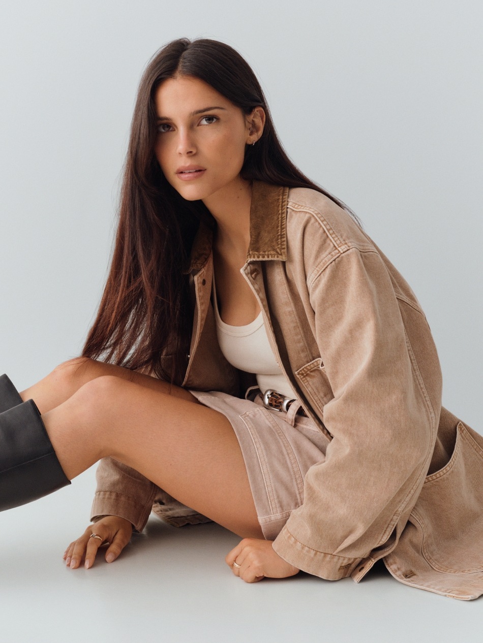 Мужская куртка Gap Denim Barn, цвет: Золотой — фото 6