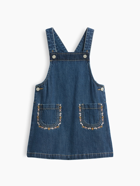 Baby & Toddler Embroidered Denim Skirtall