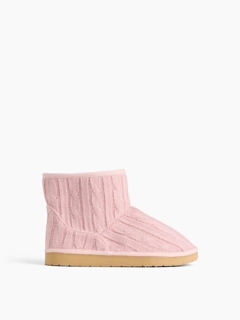 Kids Sherpa-Lined Sweater Boots