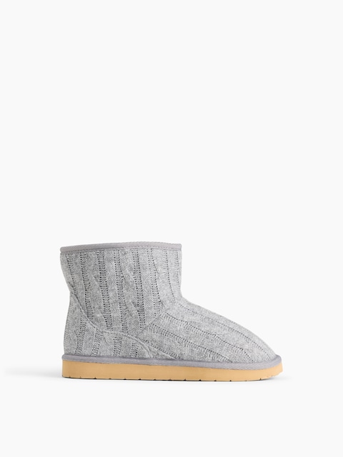 Kids Sherpa-Lined Sweater Boots