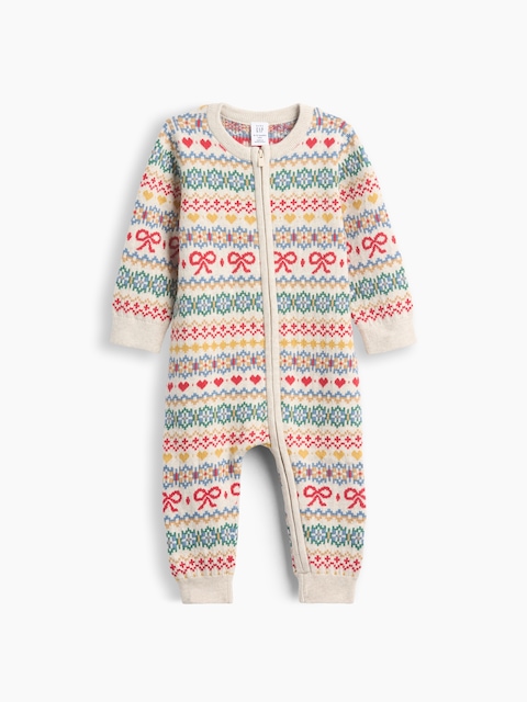 Baby Fair Isle Sweater One-Piece