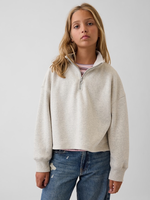 Kids VintageSoft Oversized Quarter-Zip Pullover