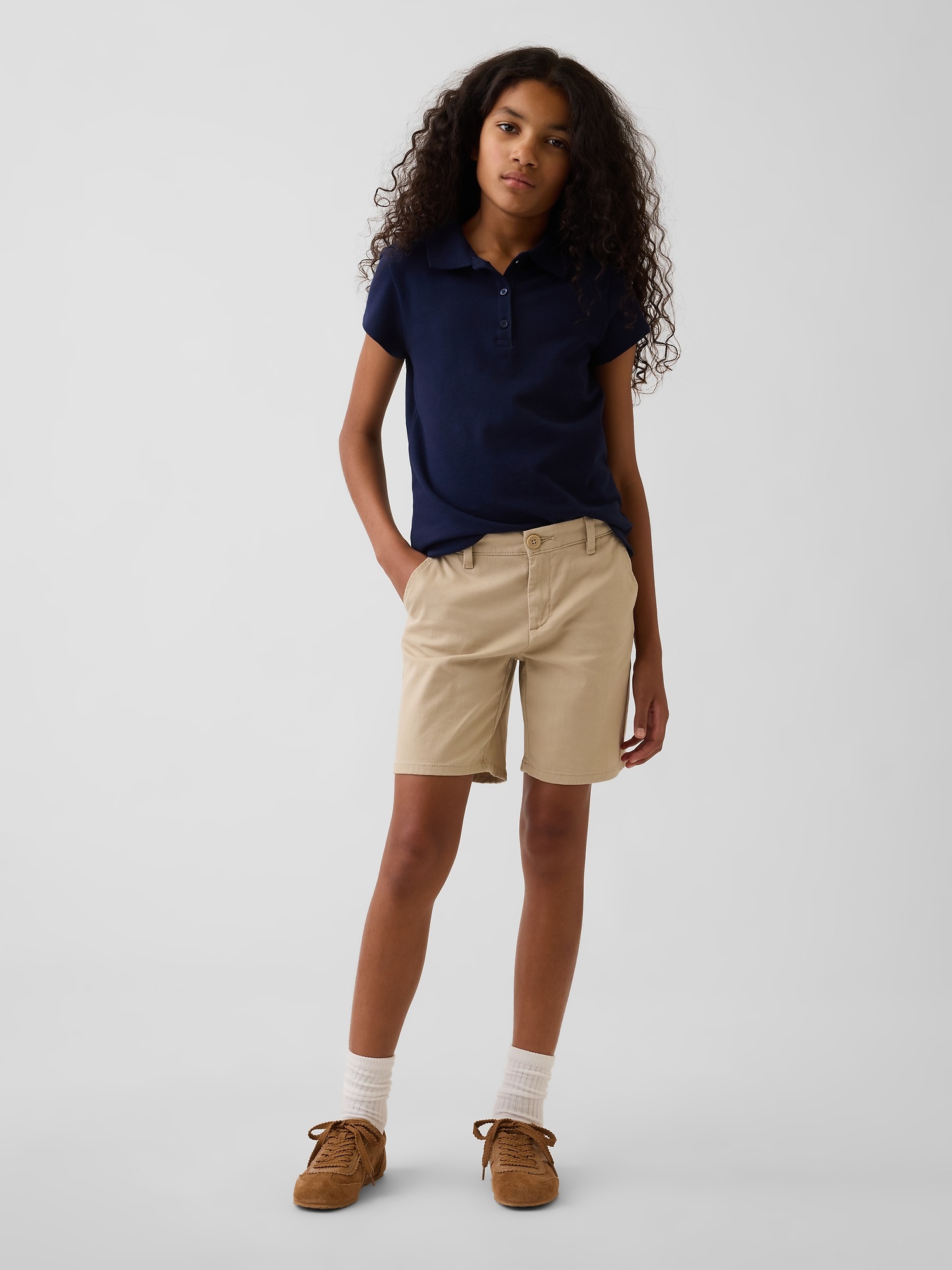 Детские шорты Gap Kids Uniform Midi Shorts