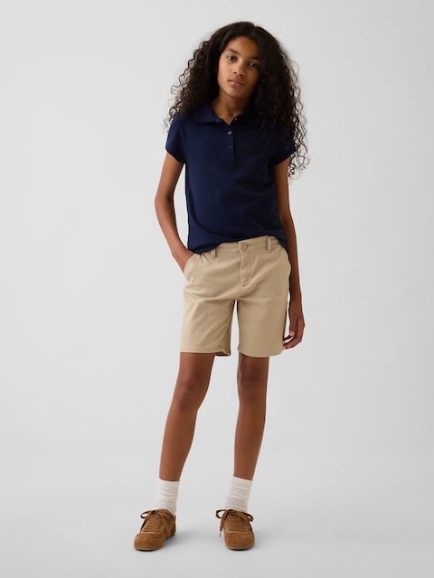Kids Uniform Midi Shorts