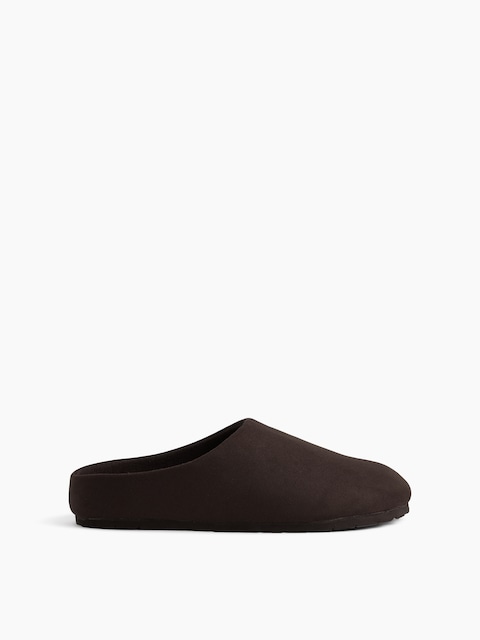 Kids Vegan Suede Clogs
