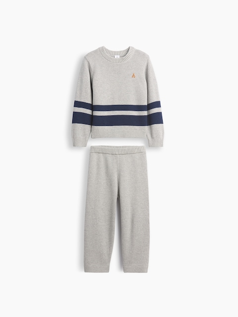 Baby & Toddler Varsity Stripe Sweater Set