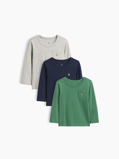 Baby & Toddler Mix & Match Pocket T-Shirt (3-Pack)