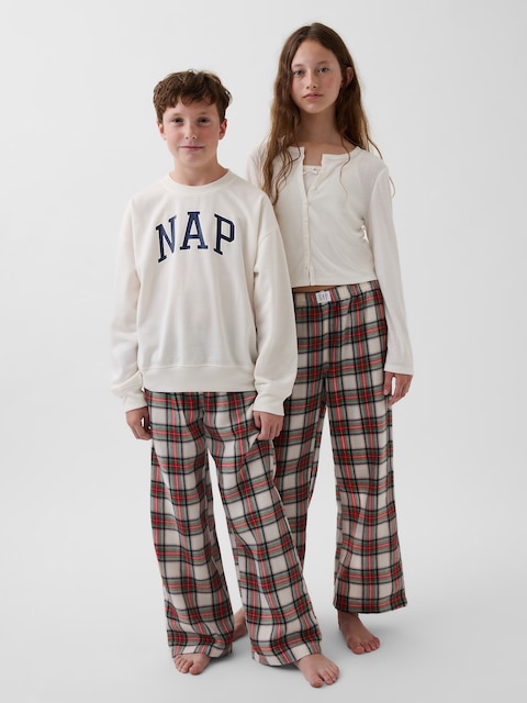 Kids Recycled Flannel PJ Pants