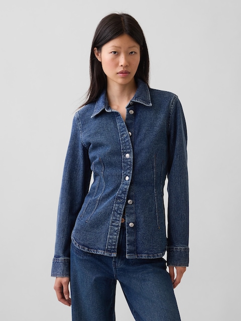 Denim Fitted Shirt