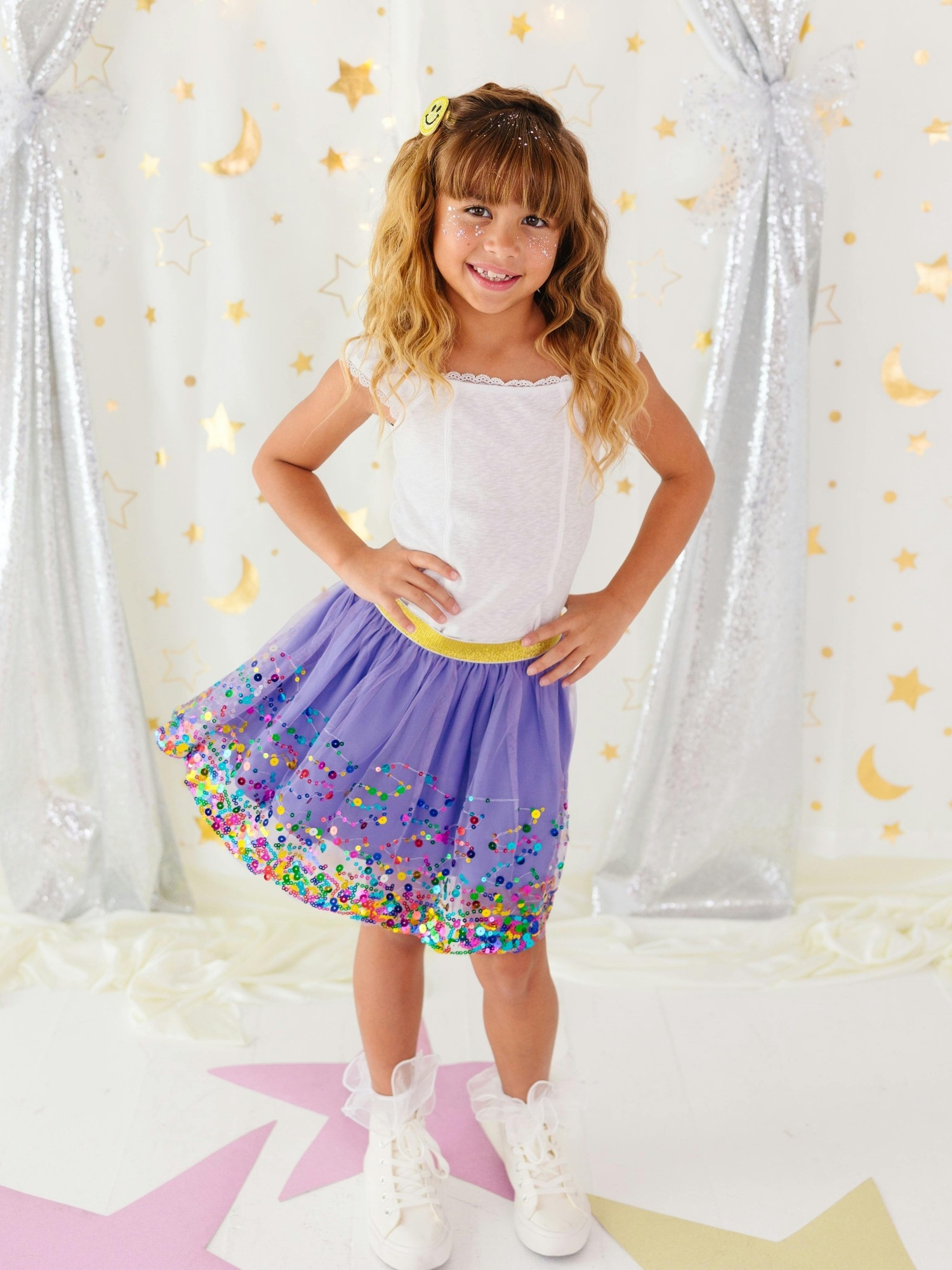 Детская пачка Gap Sweet Wink Confetti, цвет: Лавандовый — фото 3