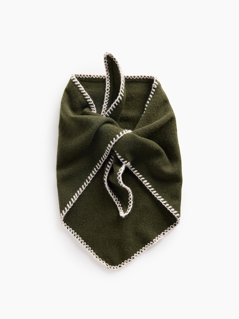 CashSoft Whipstitch Bandana Scarf