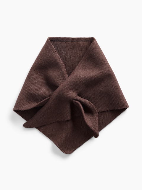 Knit Triangle Scarf