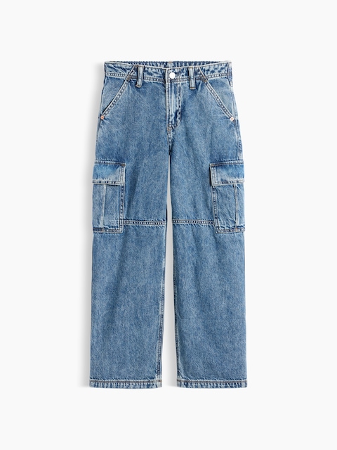 Kids Baggy Cargo Jeans