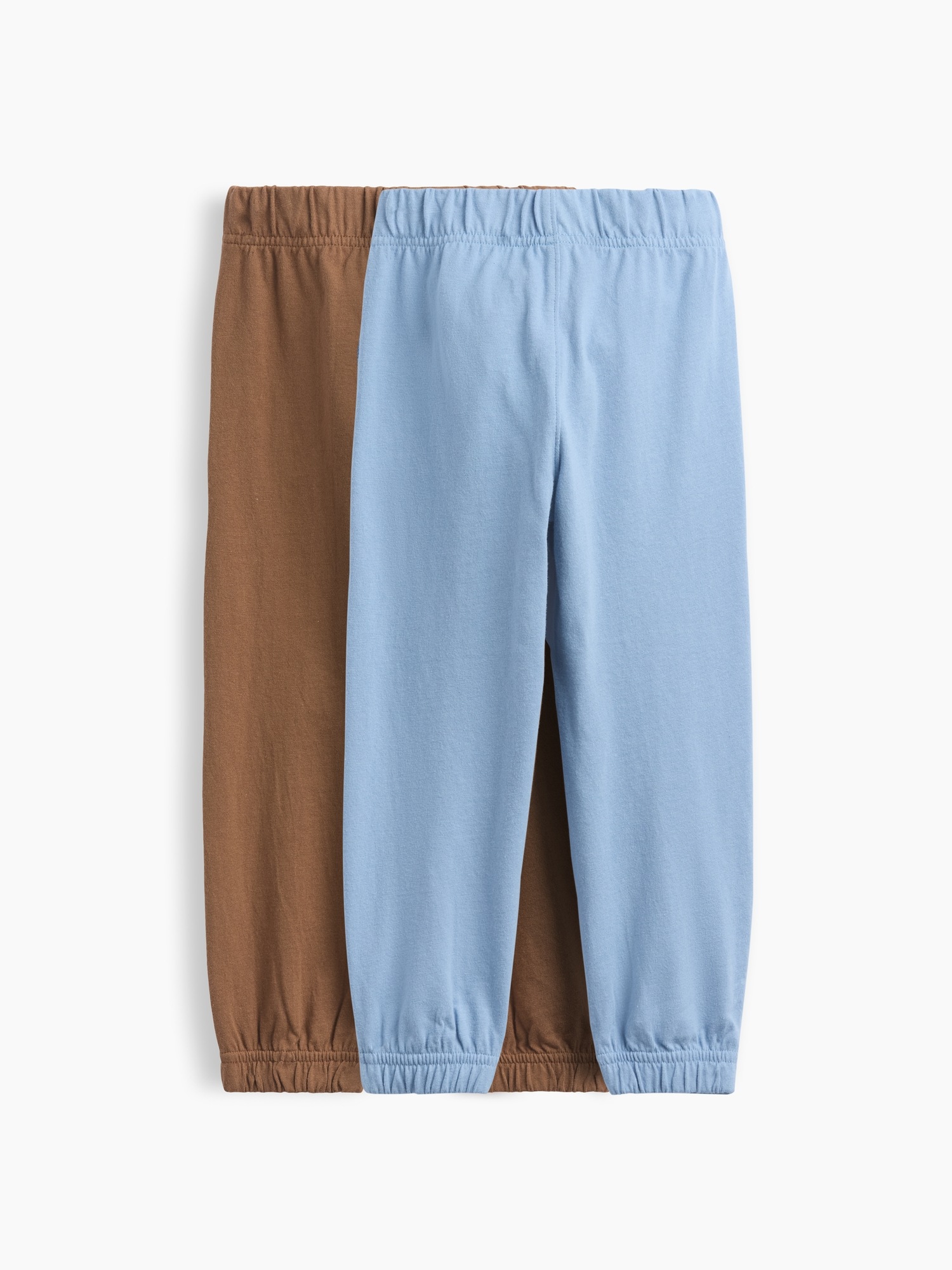 Брюки Gap Mix & Match Pull-On Joggers (2-Pack) для малышей, цвет: Синий замшевый — фото 2