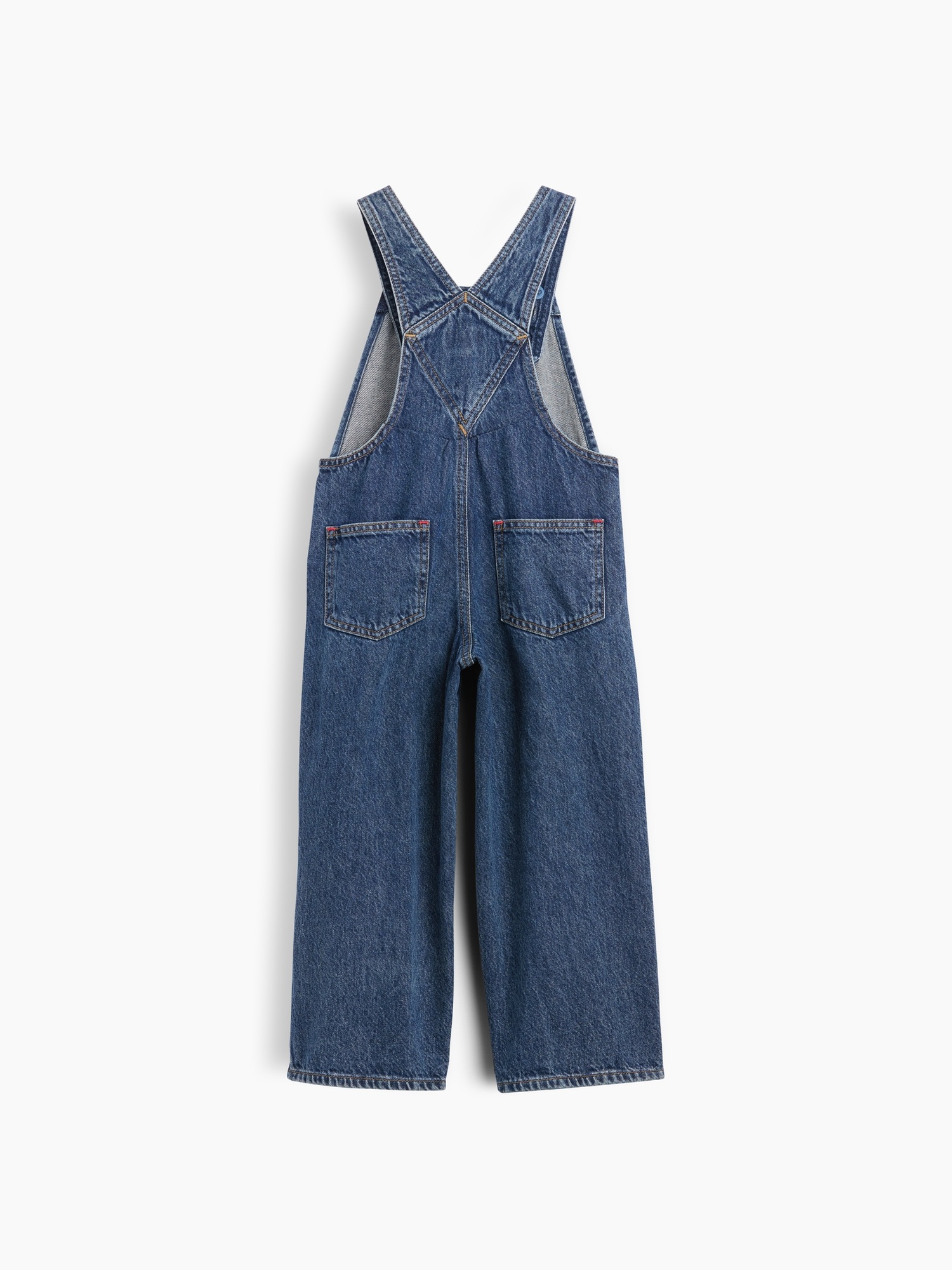 Комбинезон Gap Sesame Street Denim Overalls для малышей, цвет: Средняя варка — фото 5