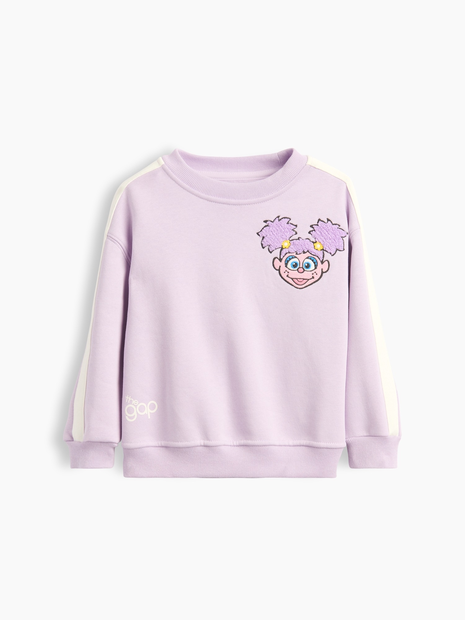 Свитшот Gap Sesame Street VintageSoft Sweatshirt для малышей, цвет: Abby Cadabby — фото 4