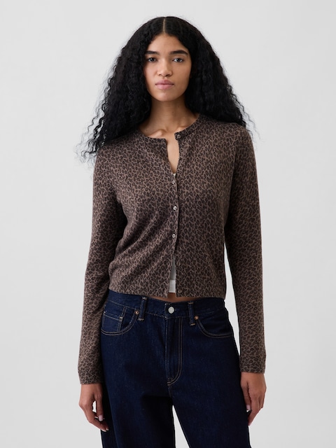 CashSoft Crop Cardigan
