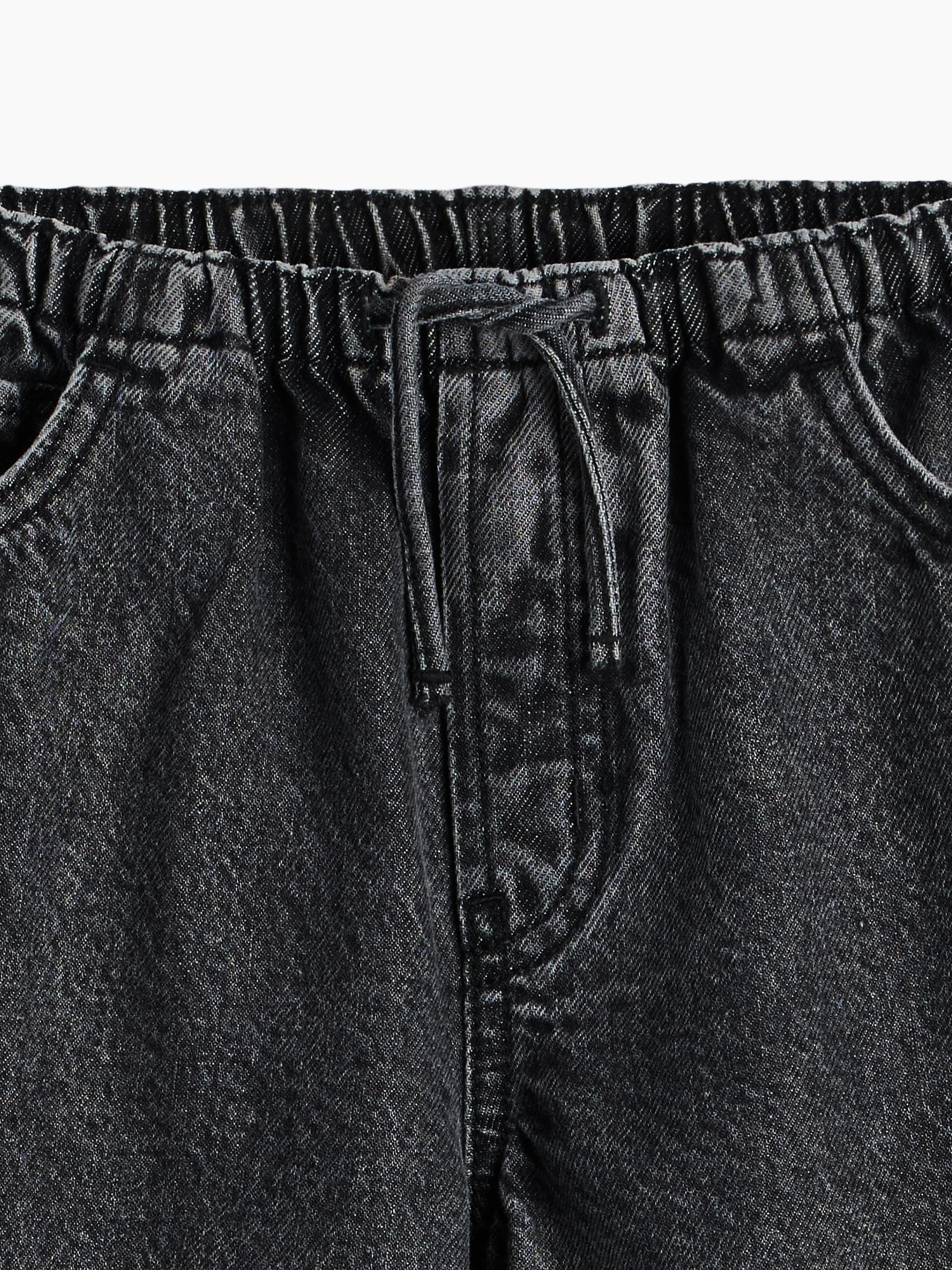 Детские джинсы Gap Low Rise Easy Baggy, цвет: Чёрный — фото 6