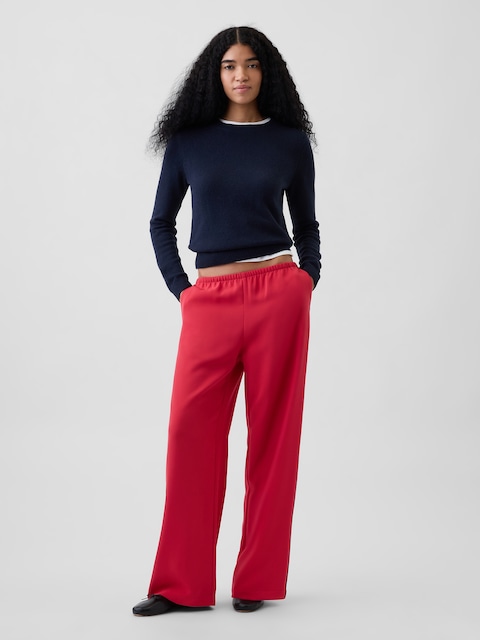 Easy Wide-Leg Pants
