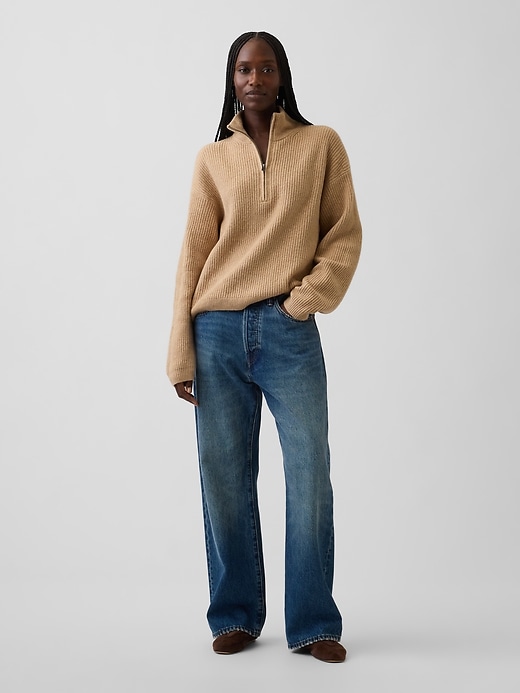CashSoft Oversized Half-Zip Pullover | Gap