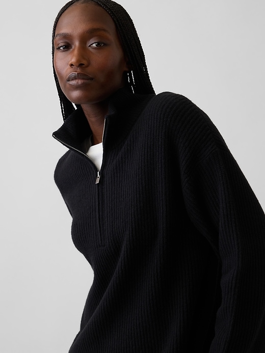 CashSoft Oversized Half-Zip Pullover | Gap