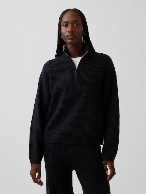CashSoft Oversized Half-Zip Pullover
