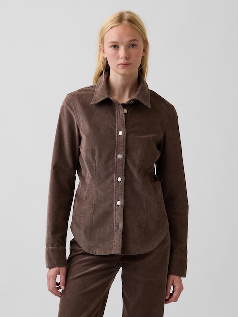Corduroy Fitted Shirt