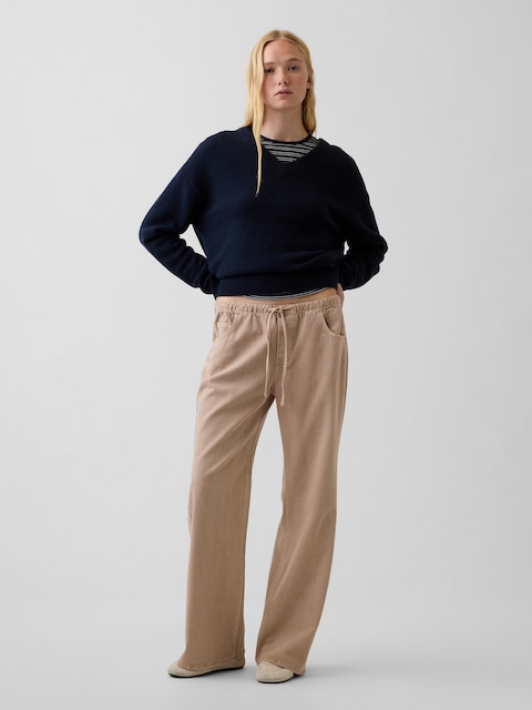 Low Rise Easy Baggy Flare Pants