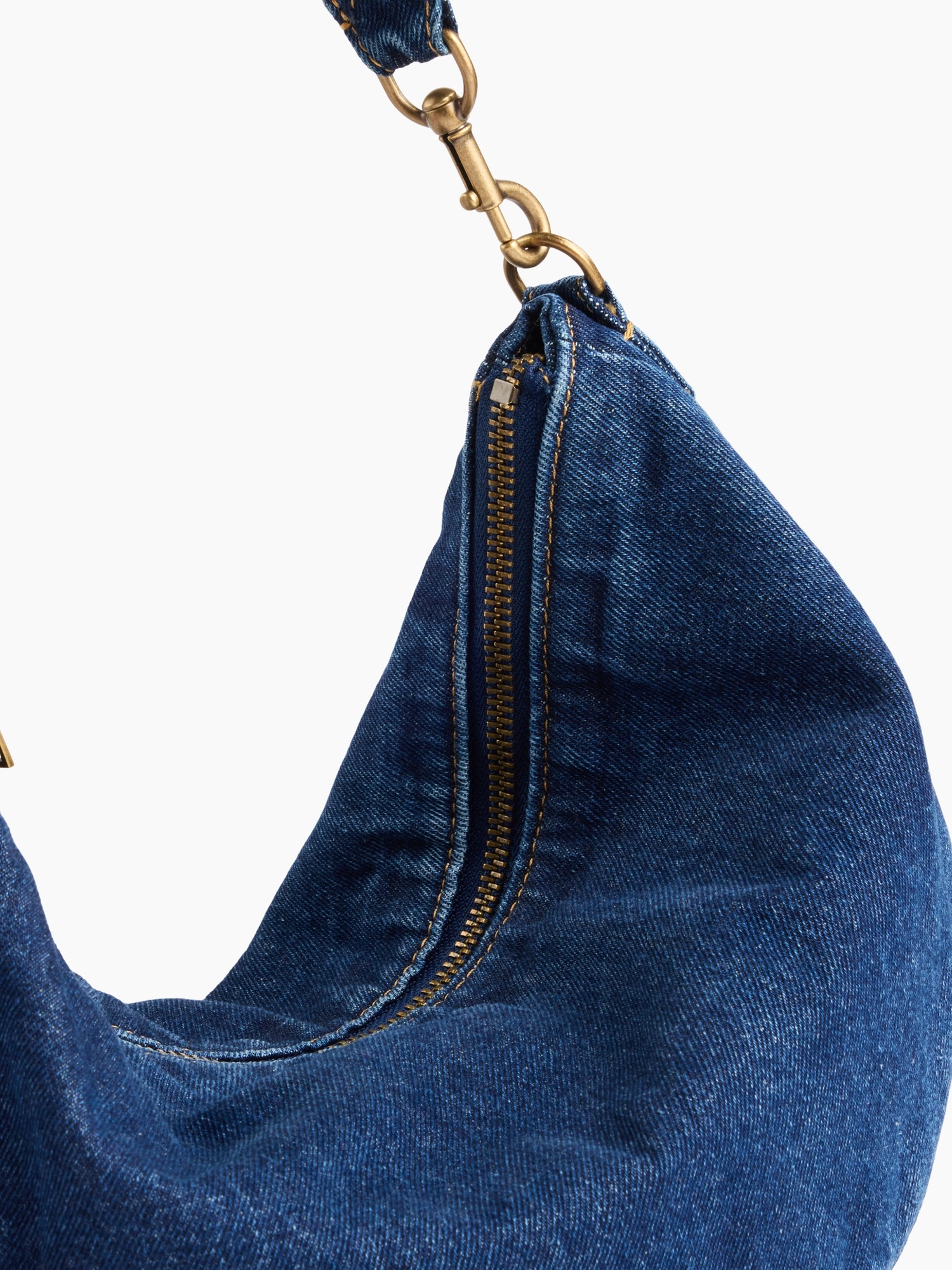 Женская сумка Gap Denim Crescent, цвет: Тёмная варка — фото 4