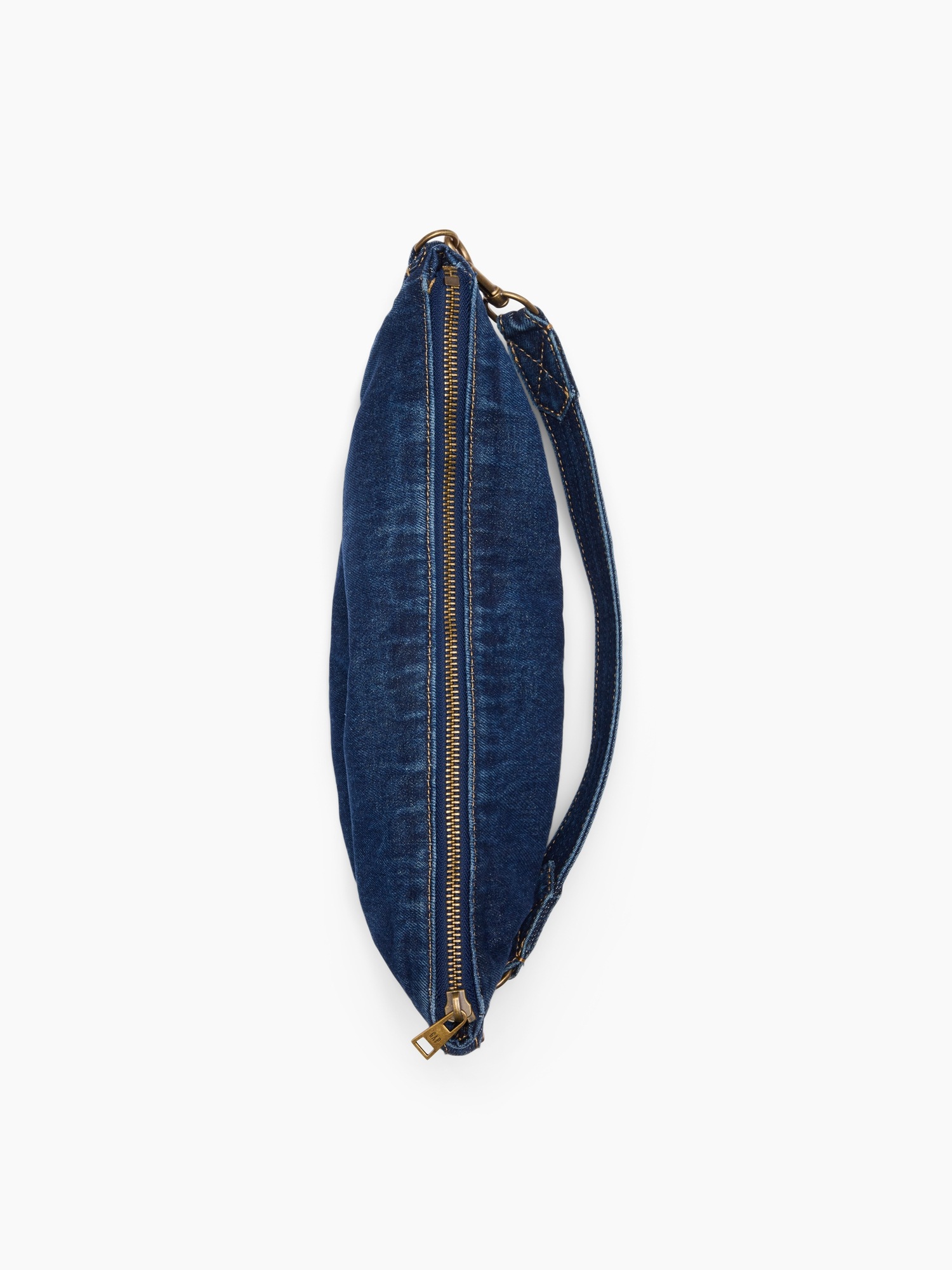 Женская сумка Gap Denim Crescent, цвет: Тёмная варка — фото 5