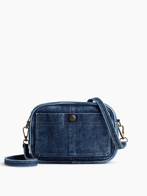 Denim Pocket Crossbody