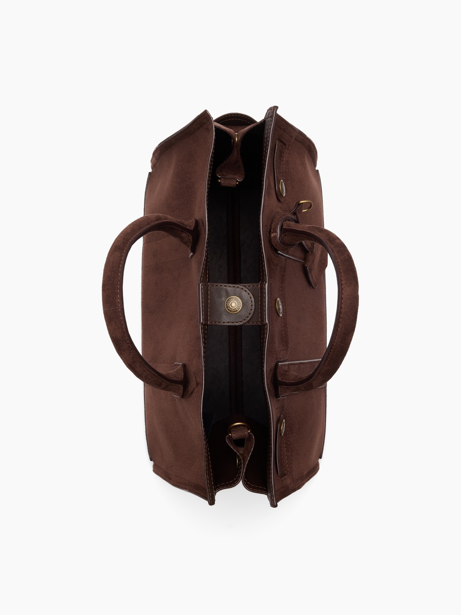 Женская сумка Gap Vegan Suede Five Pocket Tote, цвет: Коричневый, вариант 2 — фото 7
