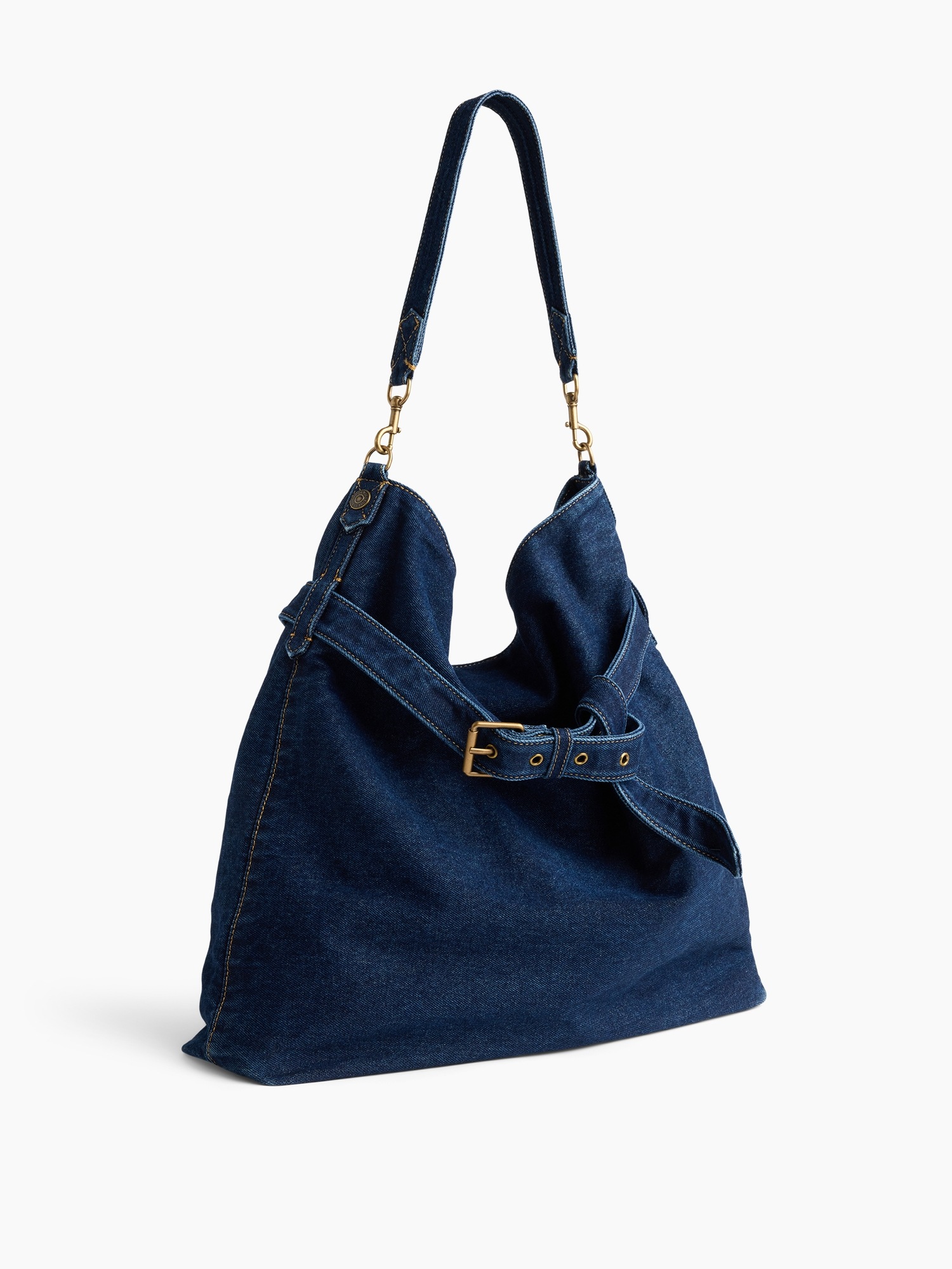 Женская сумка Gap Denim Shoulder, цвет: Тёмная варка — фото 3